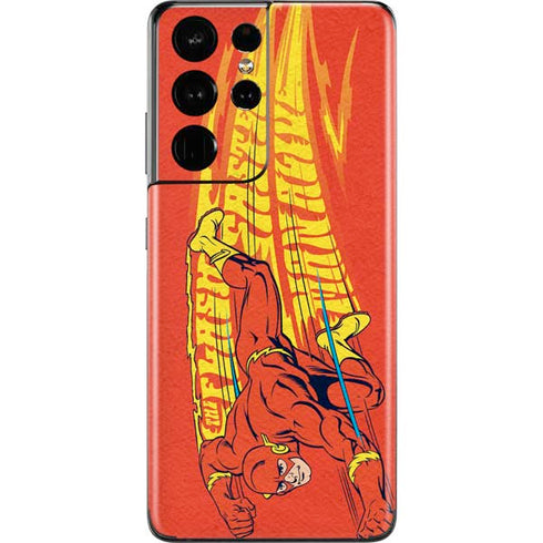 DC Comics The Flash Classic Art Running Pose Galaxy S21 Ultra 5G Skin